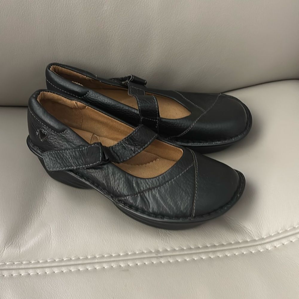 Nurse Mates Pillowtop Womens Grady Mary Jane Leather Shoes sz 7